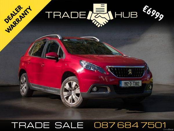 Peugeot 2008 Estate, Petrol, 2019, Red