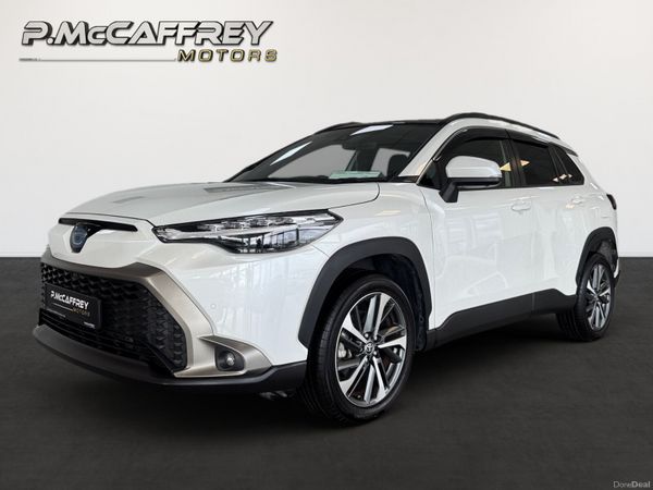 Toyota Corolla Cross SUV, Petrol Hybrid, 2023, White