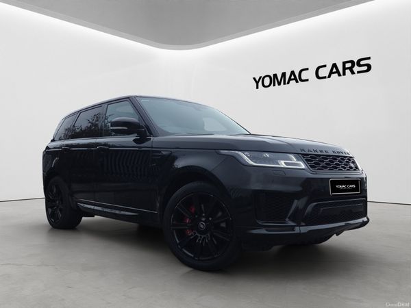 Land Rover Range Rover Sport SUV, Petrol Plug-in Hybrid, 2021, Black
