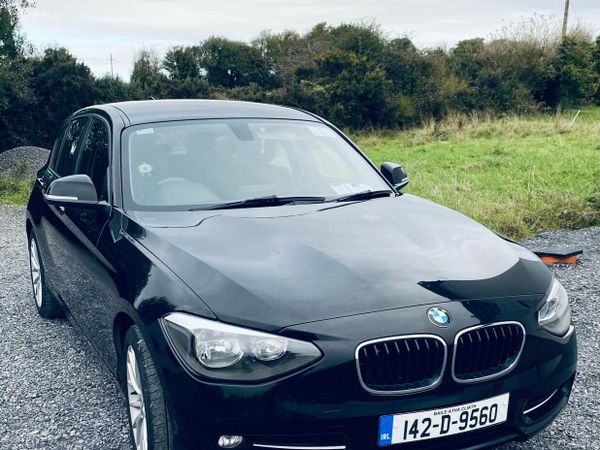 BMW 1-Series Hatchback, Diesel, 2014, Black