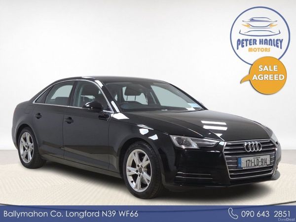 Audi A4 Saloon, Diesel, 2017, Black