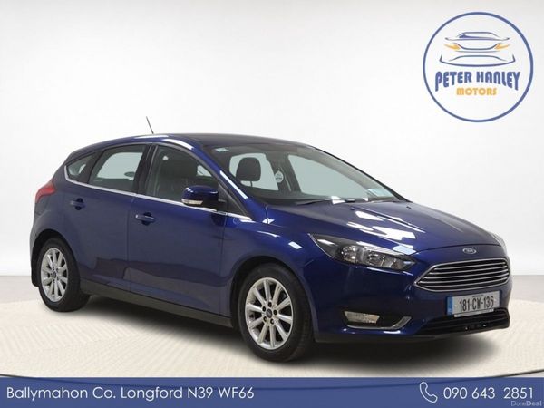 Ford Focus Hatchback, Diesel, 2018, Blue