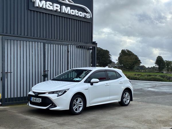 Toyota Corolla Hatchback, Petrol Hybrid, 2020, White