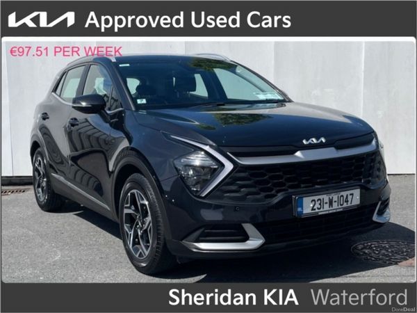 Kia Sportage SUV, Diesel Hybrid, 2023, Black