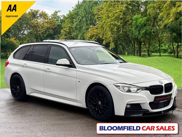 BMW 3-Series Estate, Petrol, 2017, White