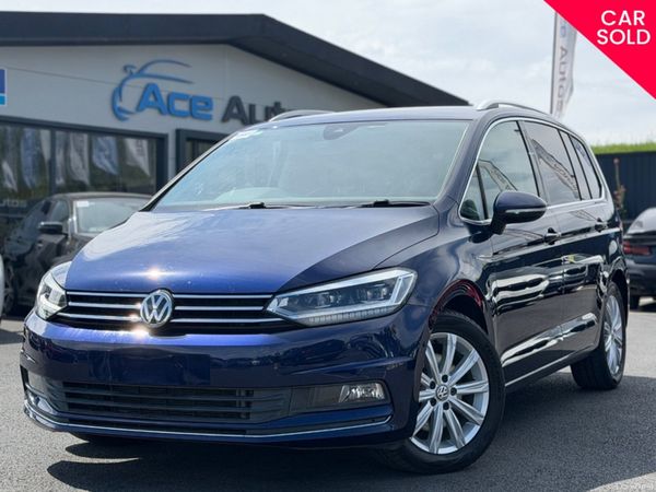 Volkswagen Touran MPV, Diesel, 2019, Blue
