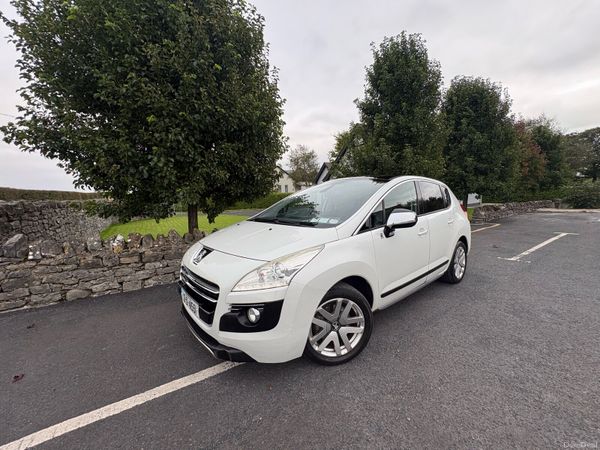 Peugeot 3008 MPV, Petrol Hybrid, 2012, White