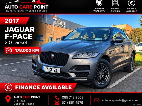 Jaguar F-Pace SUV, Diesel, 2017, Grey