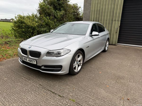 BMW 5-Series Saloon, Diesel, 2014, Silver