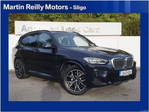 BMW X3 SUV, Petrol Plug-in Hybrid, 2024, Black