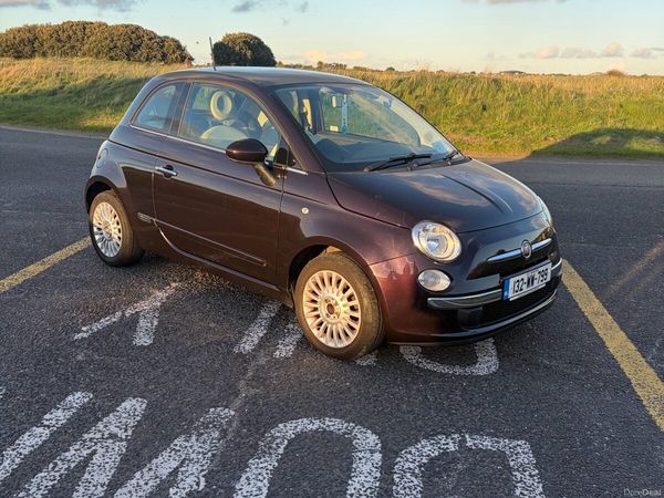 Fiat 500 Hatchback, Petrol, 2013, Purple