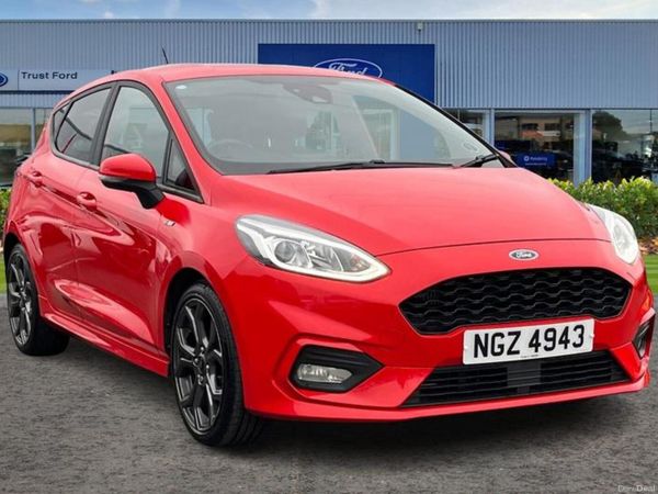 Ford Fiesta Hatchback, Petrol, 2019, Red