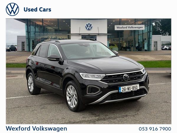 Volkswagen T-Roc SUV, Petrol, 2026, Black