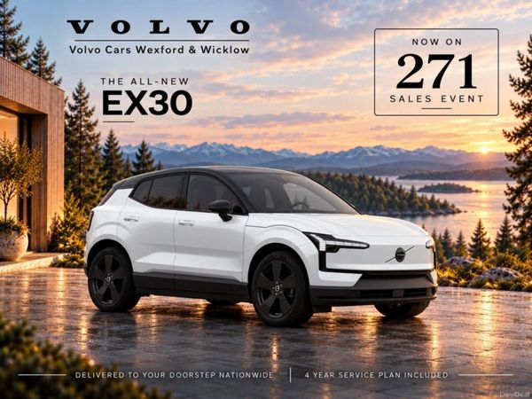 Volvo EX30 SUV, Electric, 2027, White