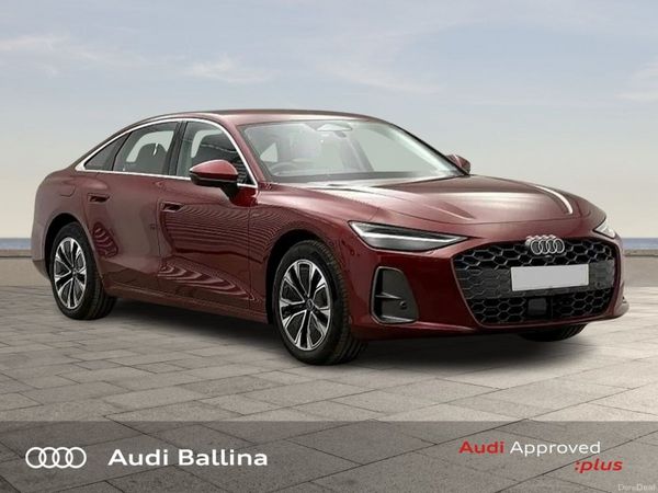 Audi A6 Saloon, Petrol Plug-in Hybrid, 2026, Red