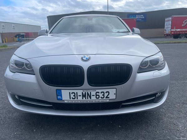 BMW 5-Series Saloon, Diesel, 2013, Silver