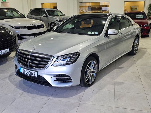 Mercedes-Benz S-Class Saloon, Diesel, 2018, Silver