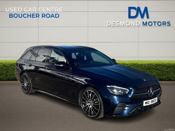 Mercedes-Benz E-Class Estate, Diesel Hybrid, 2023, Blue