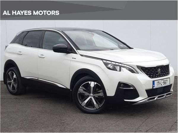 Peugeot 3008 SUV, Petrol, 2017, White