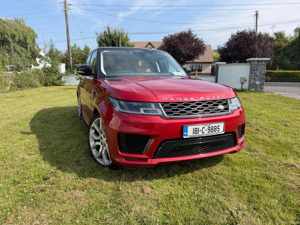 Land Rover Range Rover Sport SUV, Diesel, 2018, Red
