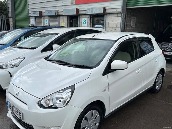Mitsubishi Mirage Hatchback, Petrol, 2013, White