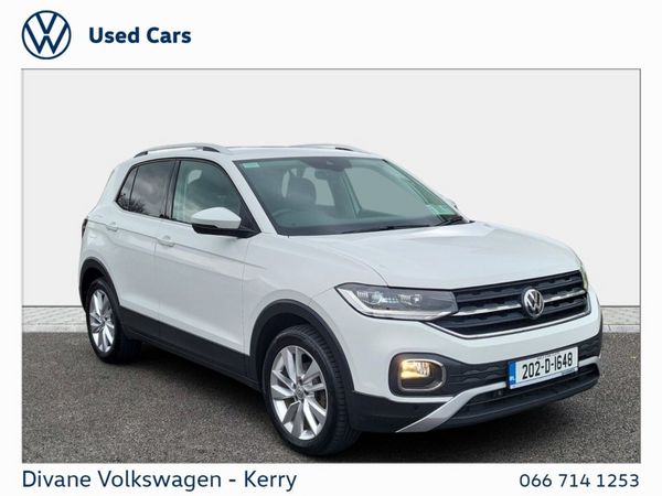 Volkswagen T-Cross SUV, Diesel, 2020, White