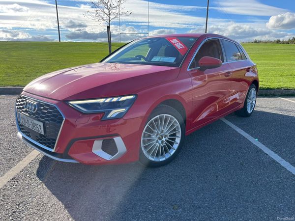 Audi A3 Hatchback, Petrol, 2022, Red