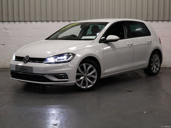 Volkswagen Golf Hatchback, Petrol, 2018, White