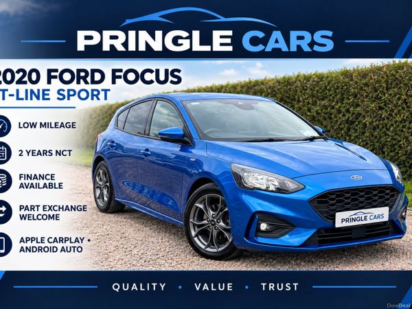 Ford Focus Hatchback, Petrol, 2020, Blue
