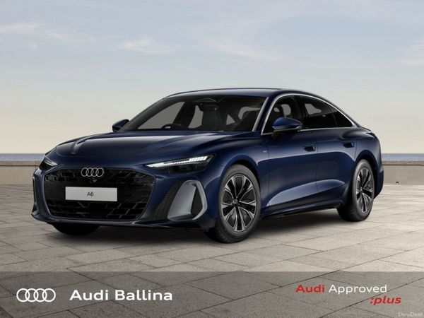 Audi A6 Saloon, Petrol Hybrid, 2026, Blue