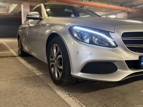 Mercedes-Benz C-Class Saloon, Petrol Plug-in Hybrid, 2017, Silver