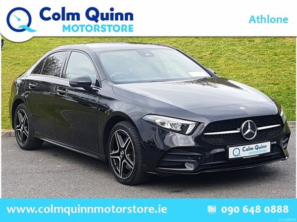 Mercedes-Benz A-Class Saloon, Petrol Plug-in Hybrid, 2021, Black
