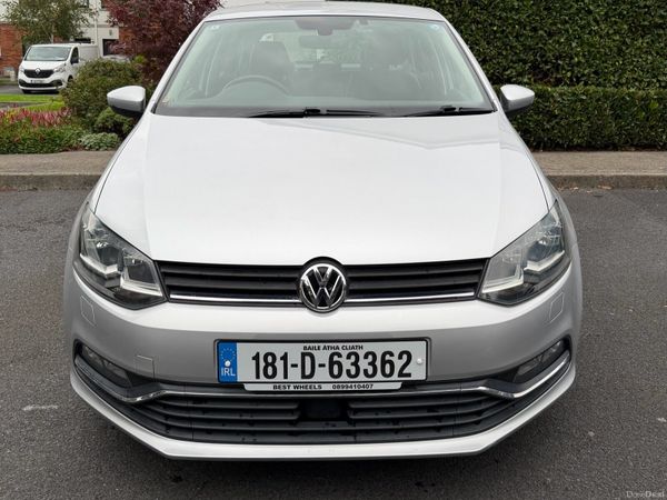 Volkswagen Polo Hatchback, Petrol, 2018, Silver