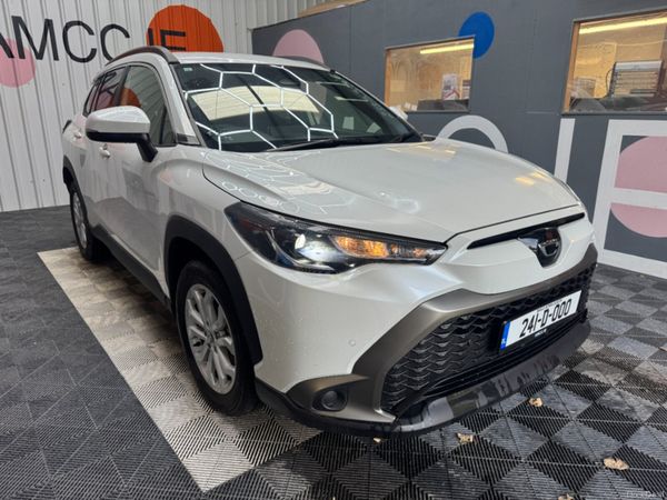 Toyota Corolla Cross SUV, Petrol Hybrid, 2024, White