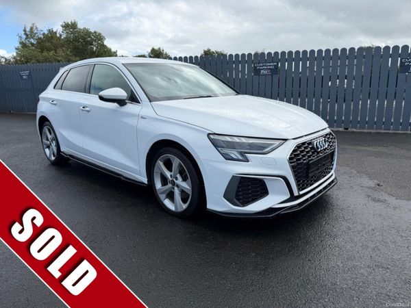 Audi A3 Hatchback, Petrol Hybrid, 2022, White