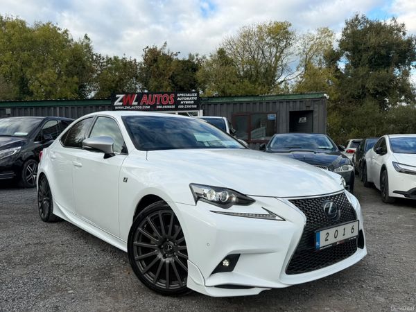 Lexus IS Saloon, Petrol Hybrid, 2016, White