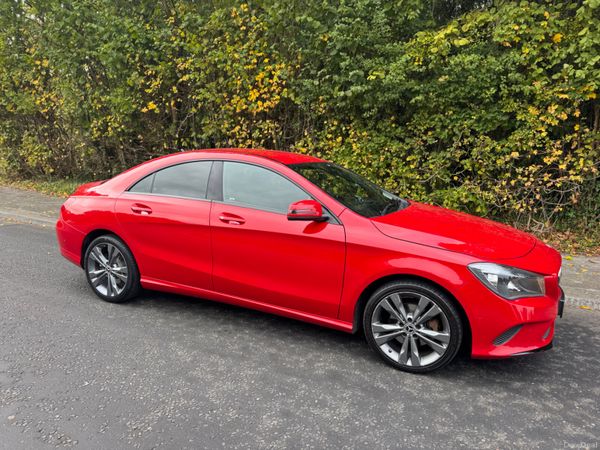 Mercedes-Benz CLA Coupe, Petrol, 2018, Red