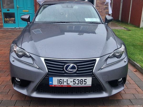 Lexus IS Saloon, Petrol Hybrid, 2016, Grey