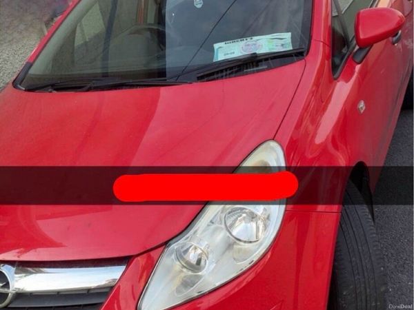 Opel Corsa Hatchback, Petrol, 2010, Red