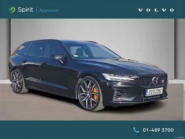 Volvo V60 Estate, Petrol Plug-in Hybrid, 2021, Black