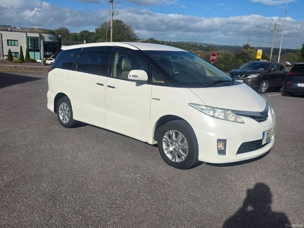 Toyota Estima MPV, Petrol Hybrid, 2012, White
