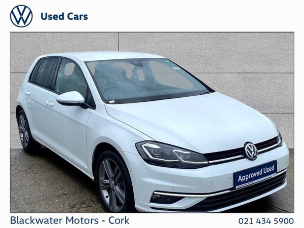 Volkswagen Golf Hatchback, Petrol, 2018, White