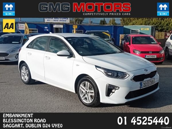 Kia Ceed Hatchback, Diesel Hybrid, 2021, White