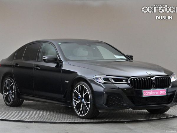 BMW 5-Series Saloon, Petrol Plug-in Hybrid, 2023, Black