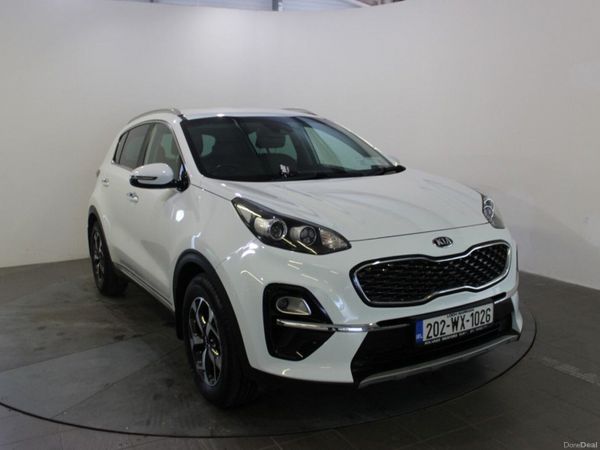 Kia Sportage SUV, Diesel Hybrid, 2020, White