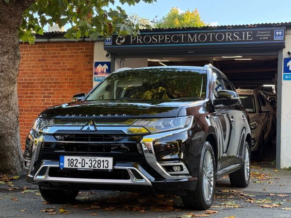 Mitsubishi Outlander SUV, Petrol Plug-in Hybrid, 2018, Black