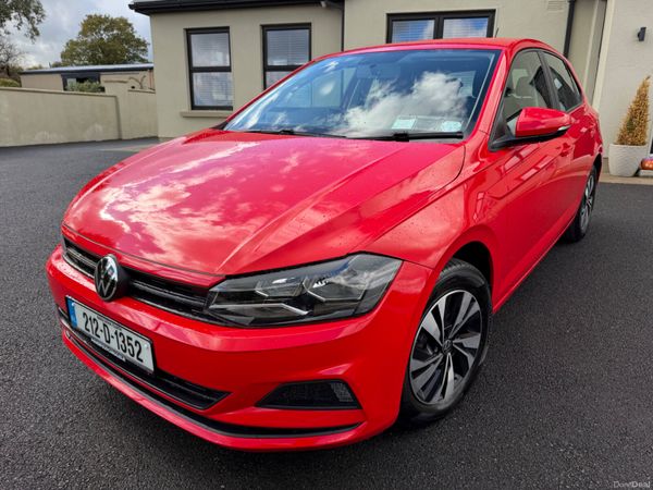 Volkswagen Polo Hatchback, Petrol, 2021, Red