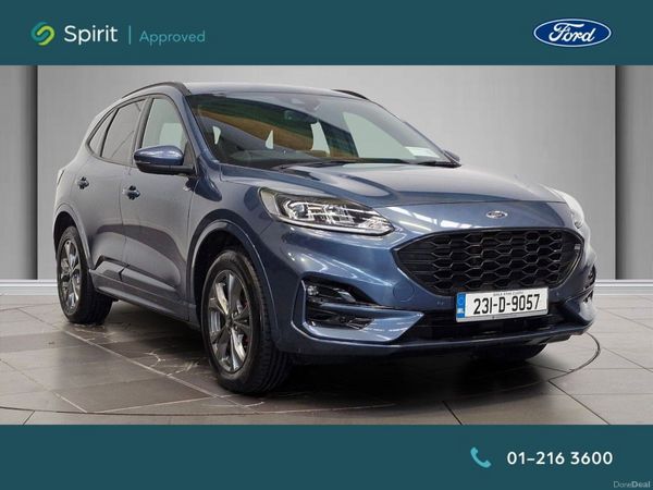 Ford Kuga SUV, Petrol Plug-in Hybrid, 2023, Blue
