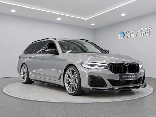 BMW 5-Series Estate, Diesel Hybrid, 2022, Grey