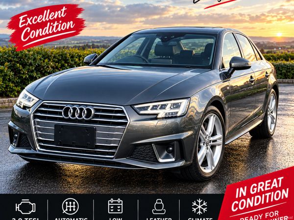 Audi A4 Saloon, Petrol, 2019, Grey